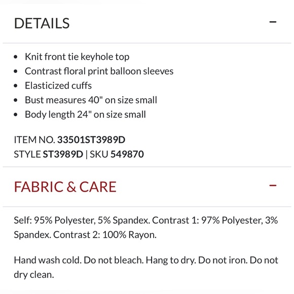 Daytrip Large Cable Knit Long Sleeve Top Block Sleeve - Picture 5 of 5